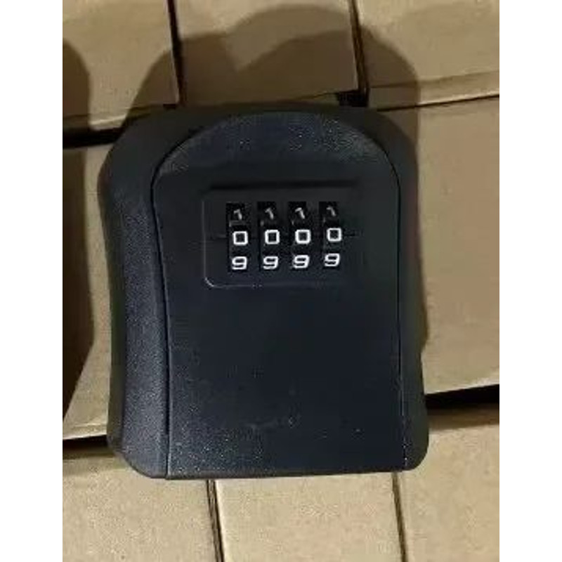 Key Keeper Combination Lock Wall Mounted Waterproof 4Digit Password Safe Box Easy Installation For 8