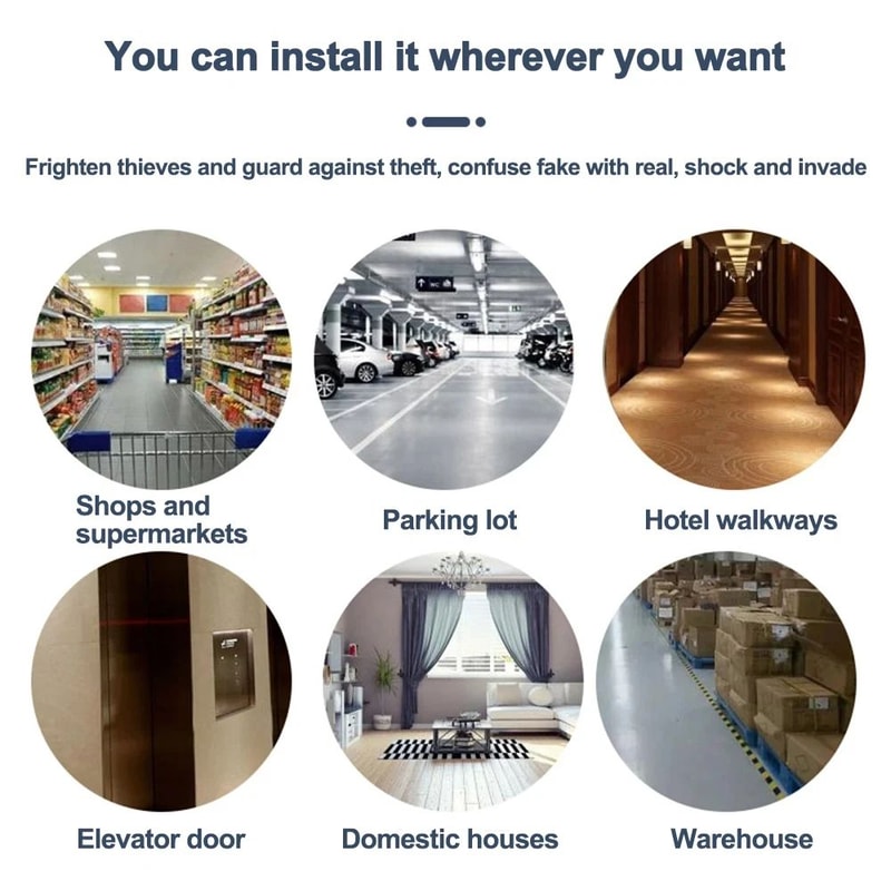 Security Camera Model HighRealism Outdoor Simulation For Household Monitoring Weatherproof With Bli 5