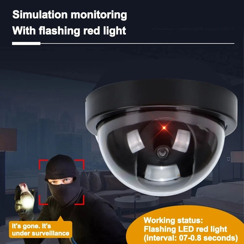 Security Camera Model HighRealism Outdoor Simulation For Household Monitoring Weatherproof With Bli 2
