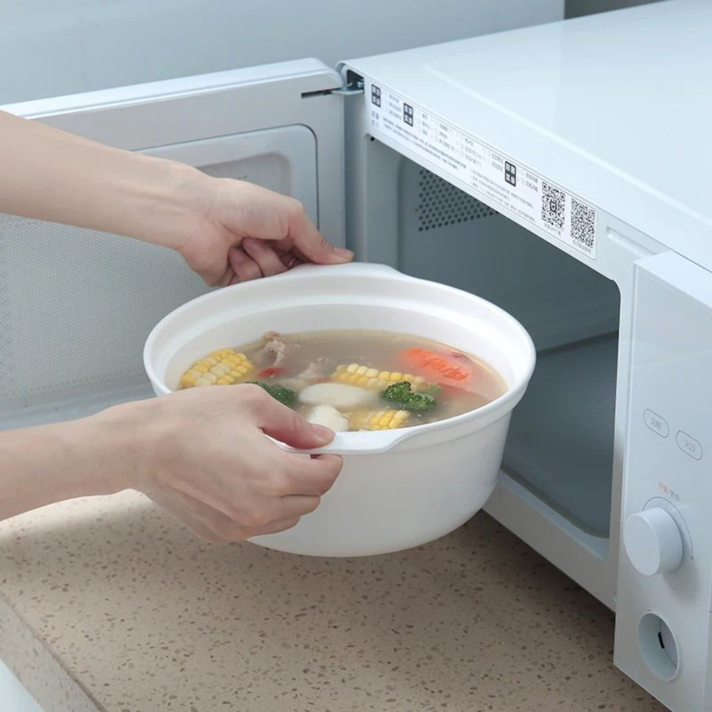 GIANXI Microwave Oven Special Box Heated Soup Pot Steam Rice  Buns With Lid Ecofriendly Food Grade  4