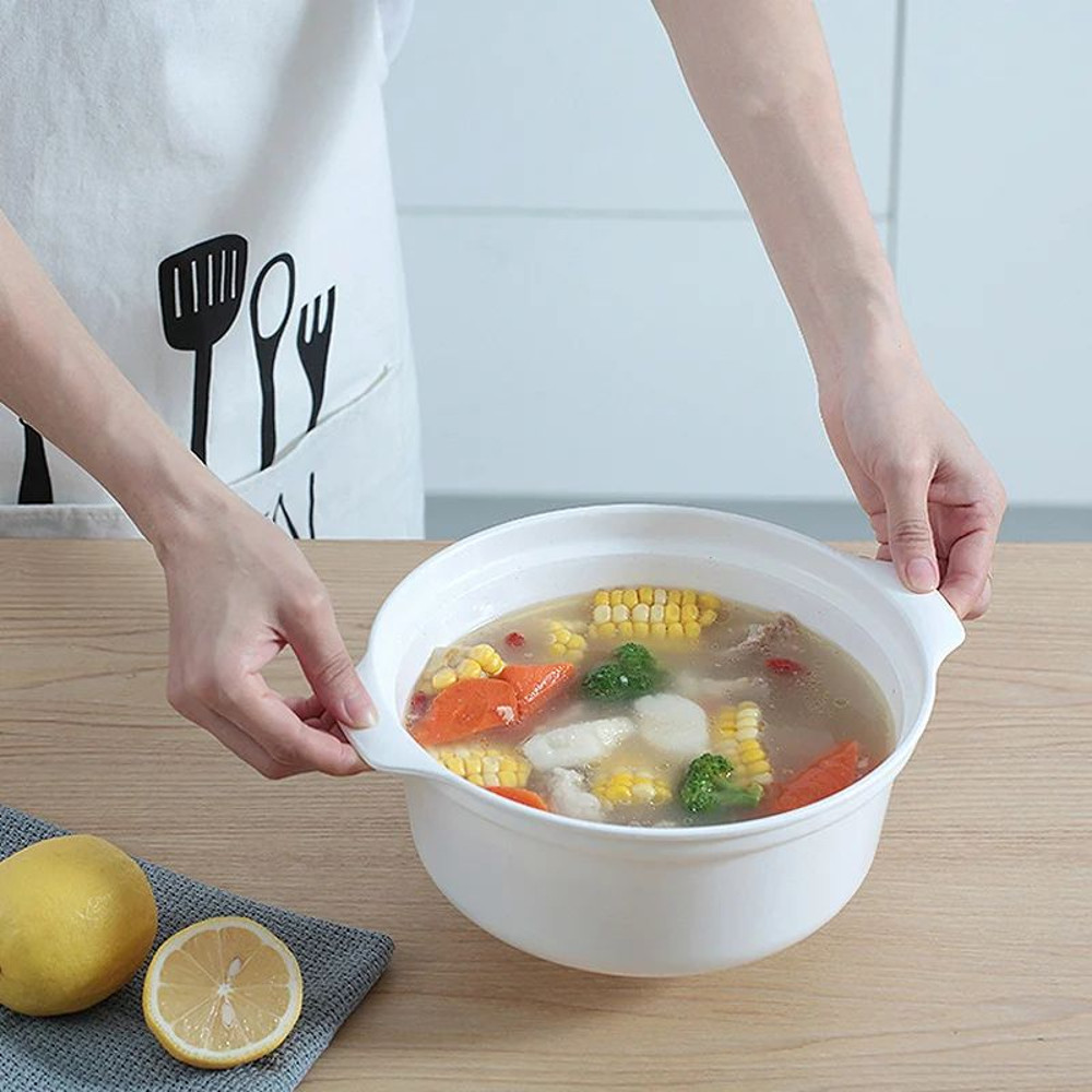 GIANXI Microwave Oven Special Box Heated Soup Pot Steam Rice  Buns With Lid Ecofriendly Food Grade  5