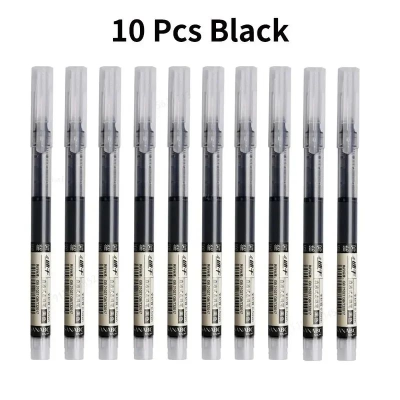 High Quality Needle Type Gel Pens Straight Liquid Ballpoint Pen For School  Office Kawaii Stationer 3