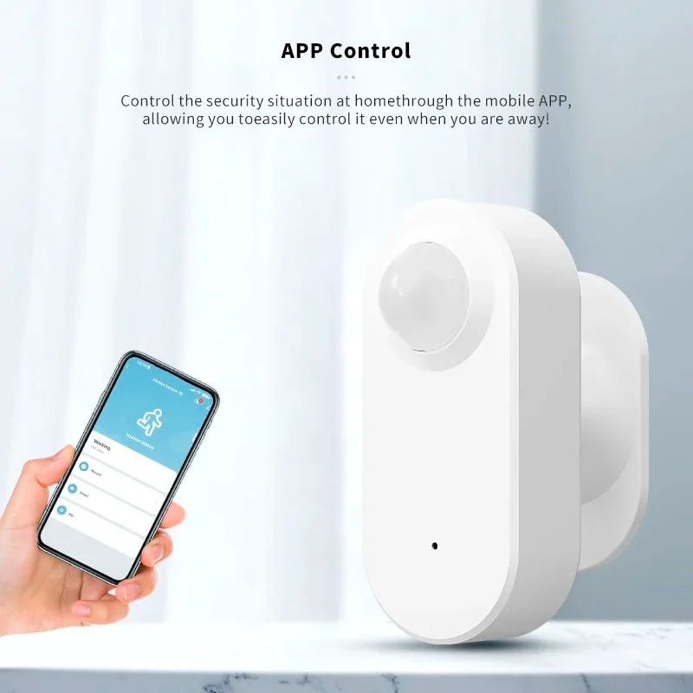 Smart Zigbee WiFi Motion Presence Sensor PIR Detection AppControlled Security Alarm For Smart Home 3