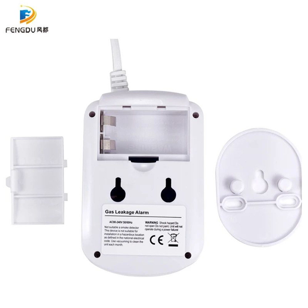 Natural Gas Leak Detector With Voice Warning Independent Kitchen Alarm Kit Featuring LCD Display 5