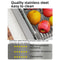 Folding Kitchen Sink Drain Rack Stainless Steel Dish Drying Basket SpaceSaving Sink Organizer 1