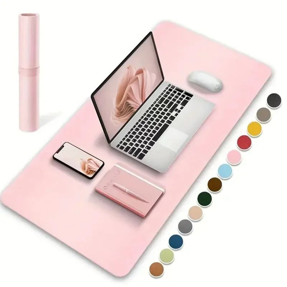 Large Size Office Desk Protector Mat PU Leather Waterproof Mouse Pad Keyboard Desk Pad Gaming Mouse 0