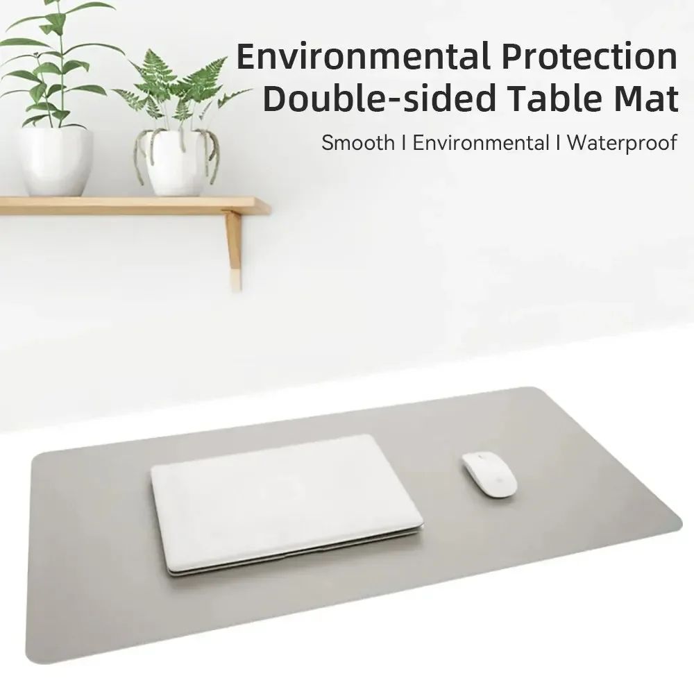 Large Size Office Desk Protector Mat PU Leather Waterproof Mouse Pad Keyboard Desk Pad Gaming Mouse 3