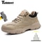 HighQuality Mens Safety Shoes With Steel Wire Rotary Buckle Indestructible AntiSmash AntiPuncture 0