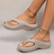 2024 Summer Thick Platform EVA Flip Flops For Women Comfortable Clip Toe NonSlip Beach Sandals With 0