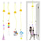 Hanging Feather Cat Toy Interactive SelfPlay Teaser Wand Adjustable Rope Ideal For Kittens And Adul 3