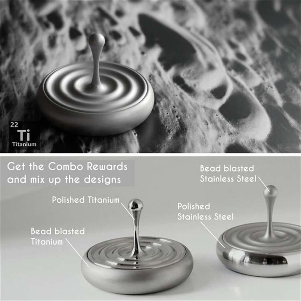 Spinning Top Rotating Magnetic Hot Sale Movie Totem Print Desk Toy | Unique Gift & Decoration