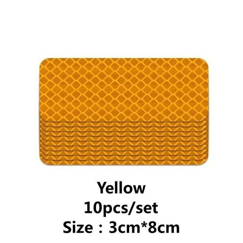 Car Bumper Reflective Stickers HighVisibility Reflective Warning Strip Tape For Vehicle Safety 6