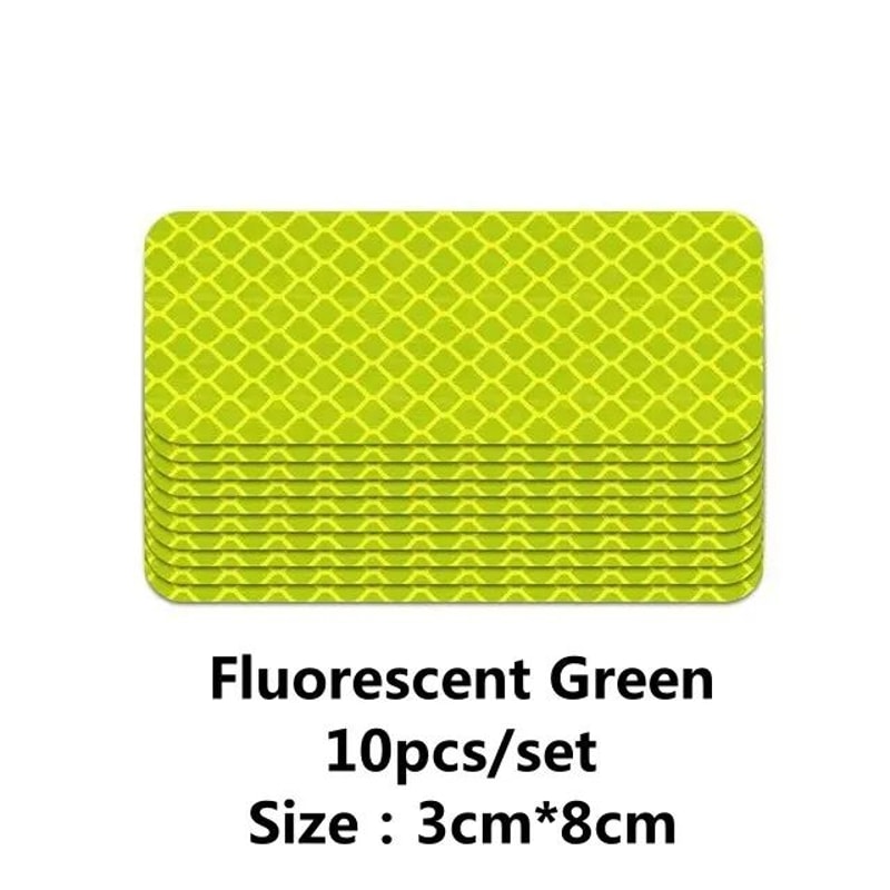 Car Bumper Reflective Stickers HighVisibility Reflective Warning Strip Tape For Vehicle Safety 8