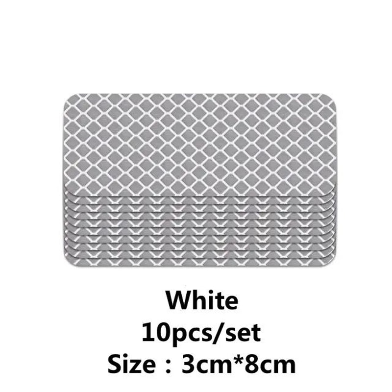 Car Bumper Reflective Stickers HighVisibility Reflective Warning Strip Tape For Vehicle Safety 10