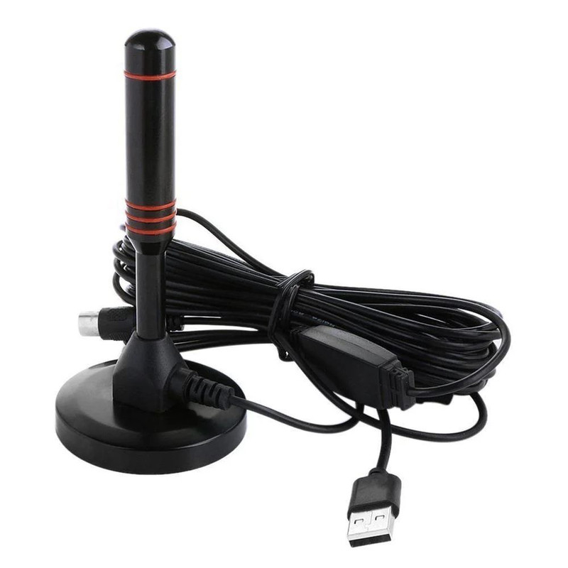 Ultra Gain 200 Mile HD Digital TV Antenna VHF UHF Indoor Amplified DVB T2 HDTV Aerial 2