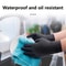 Black Nitrile Gloves Thickened Disposable Gloves For Cleaning Dishwashing Hairdressing Tattoos 3