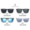 Fashion Square Vintage Polarized Sunglasses For Men And Women Retro UV Eyewear For Driving Fishing 2