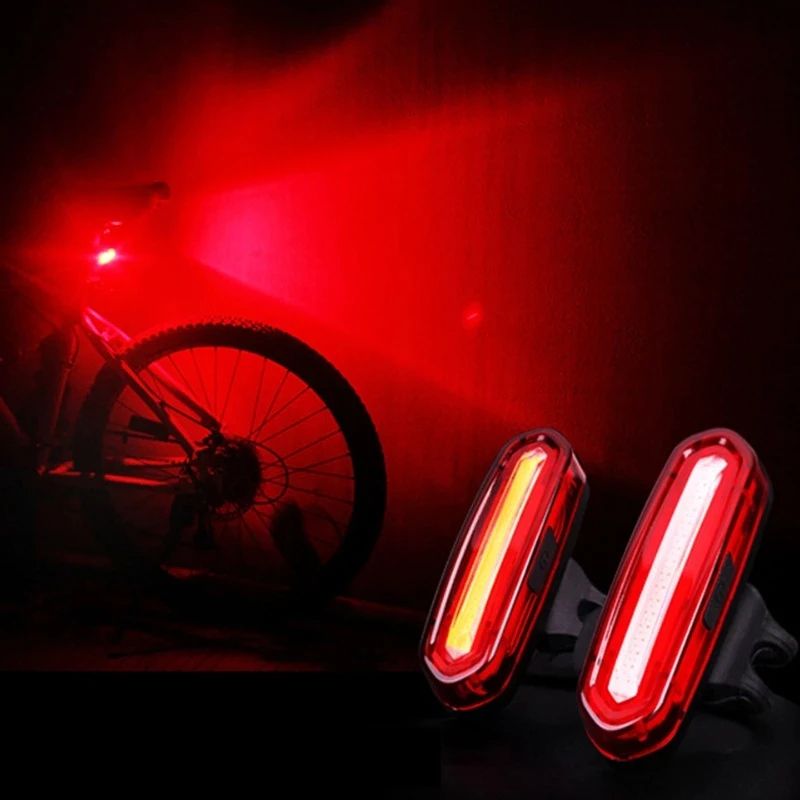 USB Charging Cycling Tail Light High Visibility Rear LED Bike Lamp For Mountain Road Bikes Waterpr 1