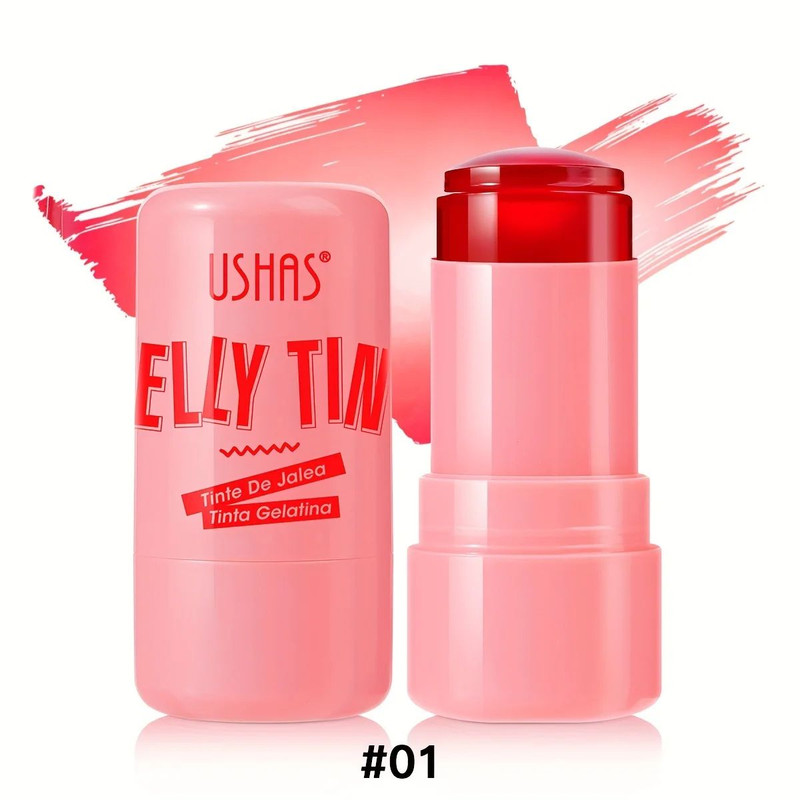 Jelly Blush Stick Lip Balm Eyeshadow MultiUse Matte Blush Moisturizing Brighten Lip Gloss Makeup St 6