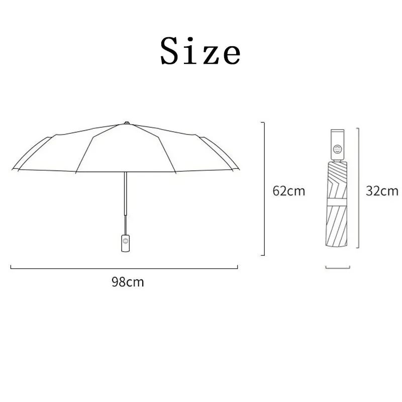 Fashion AntiUV Mini Folding Automatic Umbrella Lightweight Windproof Sun And Rain Parasol For Trave 5