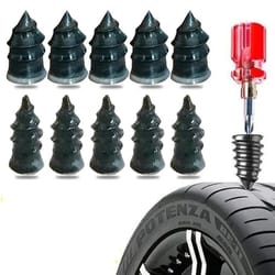 heavy-duty tire puncture repair nails for car motorcycle scooter bike, vacuum tyre repairing rubber metal nail set