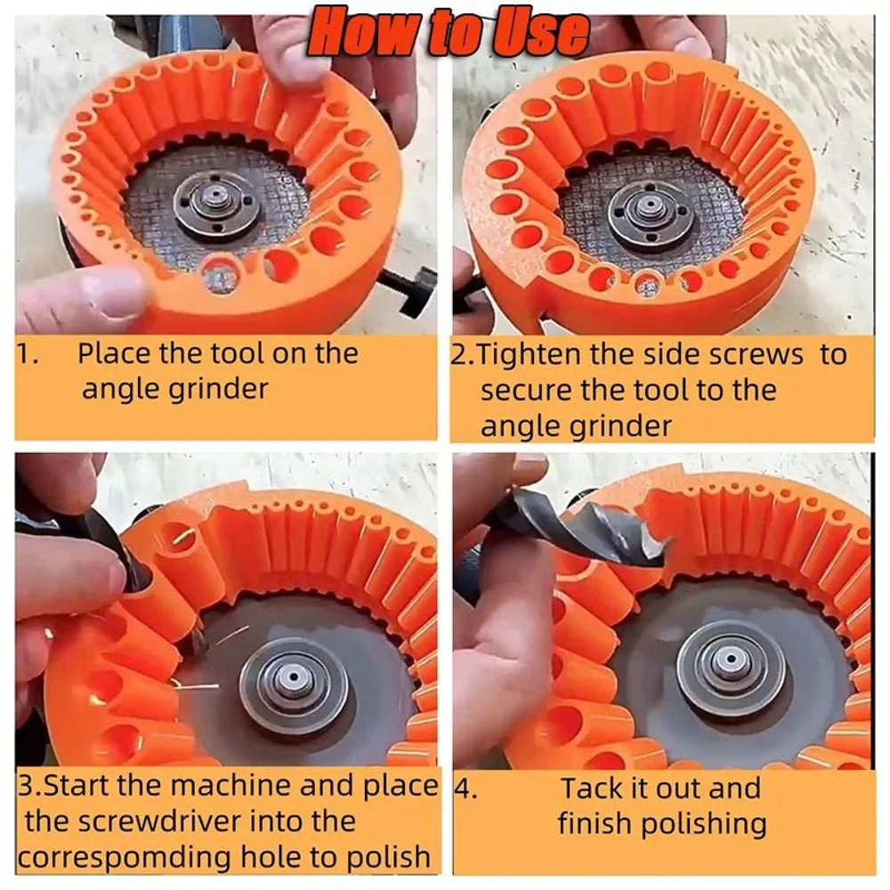 Upgrade Grinder Drill Bit Sharpener Power Tool Grinding Attachment Durable Drill Bit Sharpener For  5