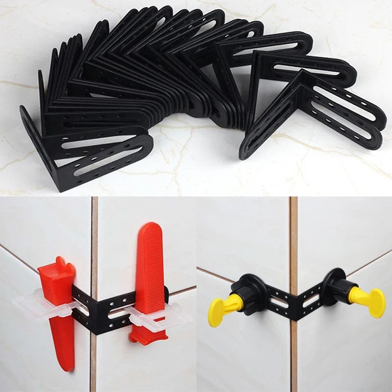 Precision Tile Leveling System Clips For Floor  Wall Male Angle Tile Leveler Spacers Laying Constru 0