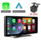 Car Mirror Radio Multimedia Video Player Universal Wireless CarPlay Android Auto With Bluetooth AU 7
