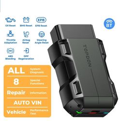 topdon topscan lite smart diagnostic tool, bluetooth scanner with dtc repair guide & engine fault code reader