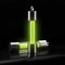 Outdoor Signal Light Luminous Tube Pendant EDC Keychain Durable Stainless Steel Glass Material Lum 0