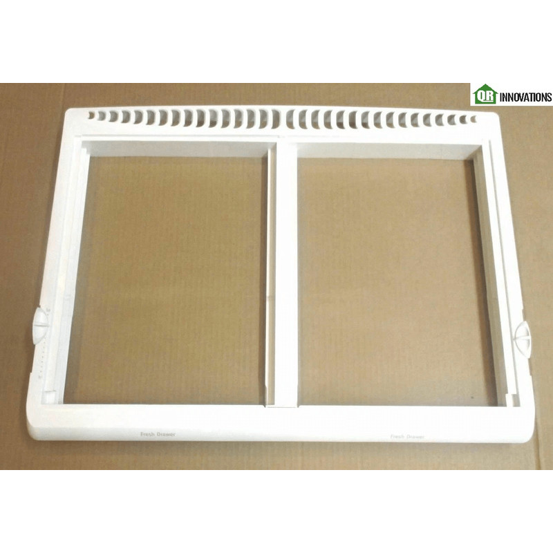 Crisper Drawer Cover Frame Compatible With Frigidaire Refrigerator Durable Replacement OEM Plastic 2