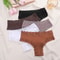 Women Cotton Panties Floral Lace Intimate Underwear Trendy Patchwork Briefs Soft Underpants 8