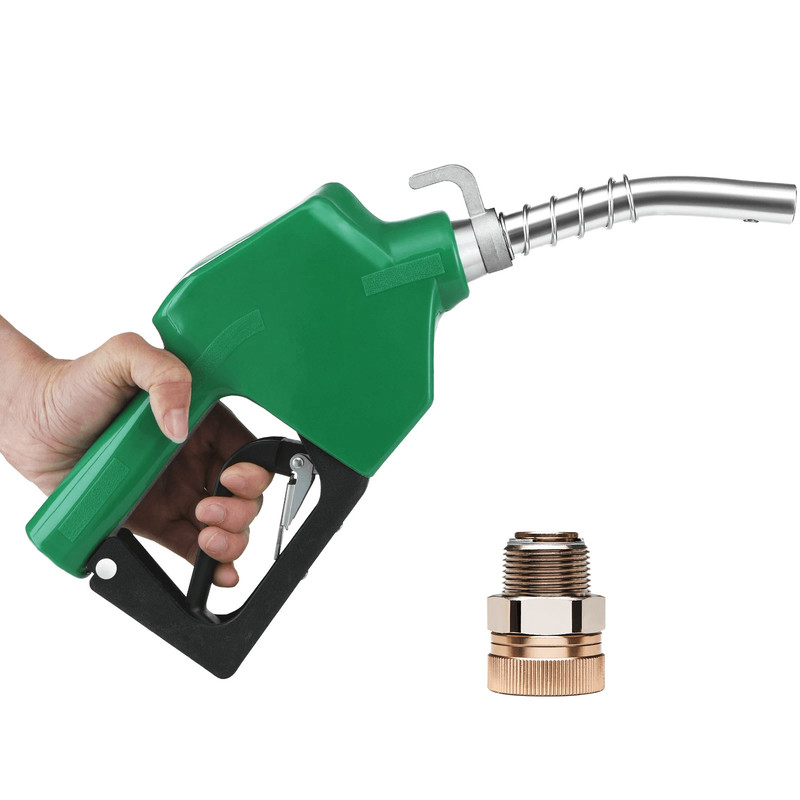 Automatic Fuel Nozzle Shut Off NPT Fuel Refilling Nozzle Spout High Flow Diesel Pump 0