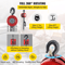 Red Steel Construction Chain Block Lift Chain Hoist Heavy Duty Manual Lifting Tool 2