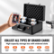 Graded Card Box High Capacity Sports Card Holder With Coded Lock Foam Dividers Protective Aluminum 1