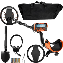 professional lcd metal detector for adults, waterproof ip68 gold detector with detection modes