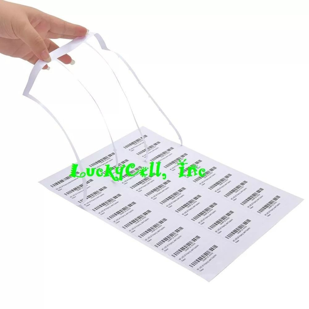 3000 Address Labels  30 Per Sheet 100 Sheets Matte White LaserInkjet Printer Labels For Amazon FBA  0