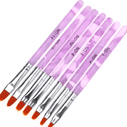 premium nail art brush kit, acrylic, gel, polish painting and drawing pens for creative manicure