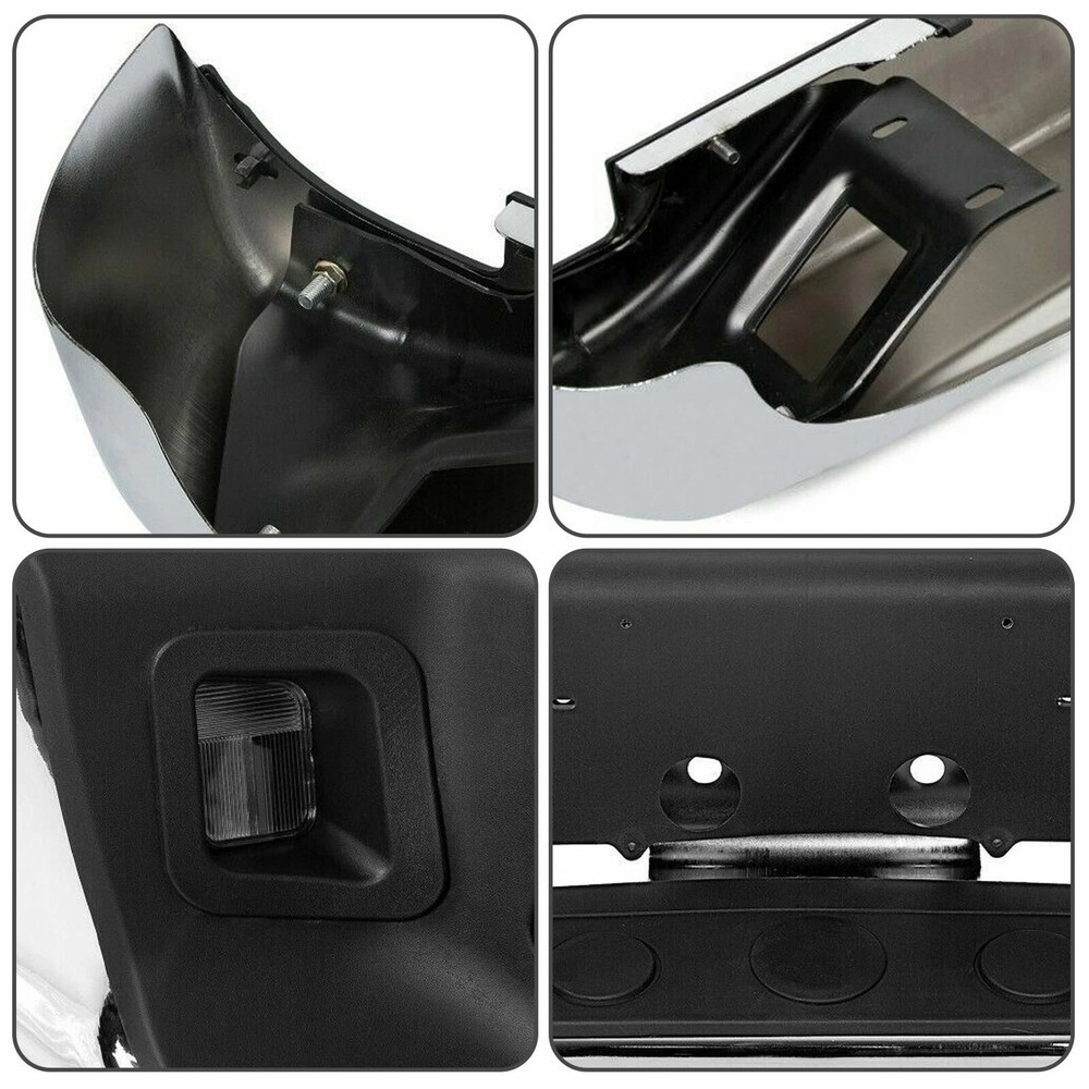 0408 Dodge RAM 1500 2500 3500 HD Chrome Rear Step Bumper Assembly HeavyDuty Steel Replacement 4