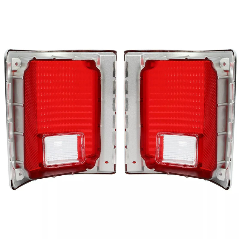 Pair Of HighQuality Tail Lights Taillamps WChrome Bezel For 7391 Chevrolet C10 K10 GMC Sierra Durab 1