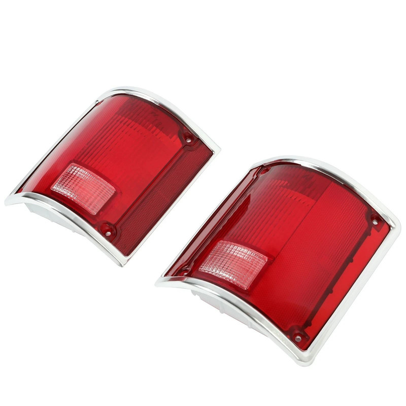 Pair Of HighQuality Tail Lights Taillamps WChrome Bezel For 7391 Chevrolet C10 K10 GMC Sierra Durab 3