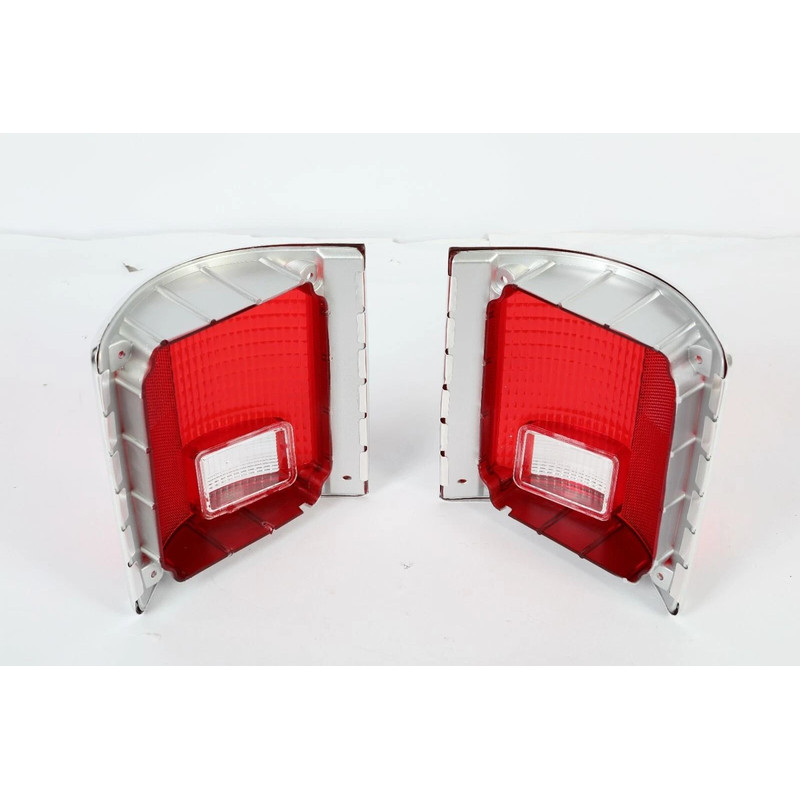 Pair Of HighQuality Tail Lights Taillamps WChrome Bezel For 7391 Chevrolet C10 K10 GMC Sierra Durab 5