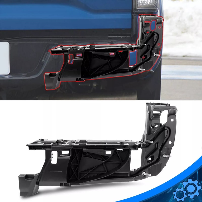 Rear Passenger Bumper Outer Extension Insert Bracket RIGHT Compatible With Toyota Tacoma 20162023 R 11
