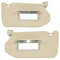 Pair Of Sun Visors With Lamps For Nissan Pathfinder 20142017 Infiniti QX60 2013 JX35 Beige Interio 10