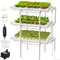 Hydroponics Growing System Kit, 3-Layer PVC-Pipe Cultivation for Vegetables & Herbs with 108 Sites
