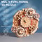 3D Wooden Puzzles Wooden Steampunk Clock Kit, DIY Mechanical Wall Quartz Aesthetic Room for Adults Home Decor