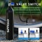 High-Pressure Aluminum Alloy 1.3L MTB Road Inflator Tyre Air Bottle, Tubeless Tire Booster with Valve Gas Cylinder