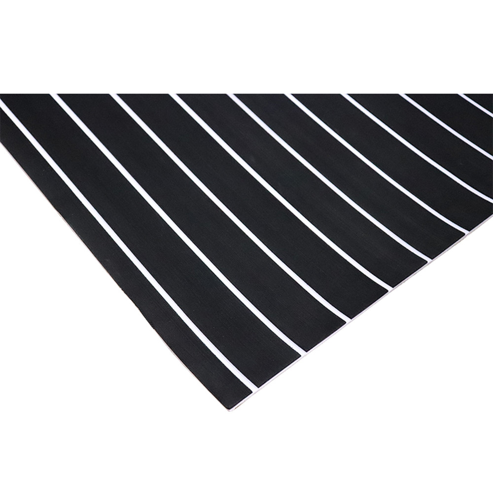 Customizable EVA Foam Boat Decking Sheet Mat, Anti-Skid Faux Teak Yacht Marine Flooring Pad, Self-Adhesive Accessories