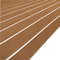 Customizable EVA Foam Boat Decking Sheet Mat, Anti-Skid Faux Teak Yacht Marine Flooring Pad, Self-Adhesive Accessories