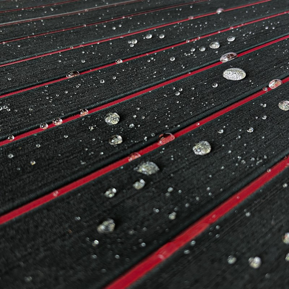 Customizable EVA Foam Boat Decking Sheet Mat, Anti-Skid Faux Teak Yacht Marine Flooring Pad, Self-Adhesive Accessories